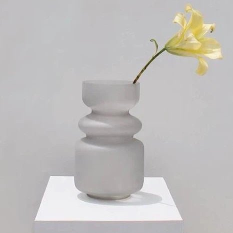 Elsa Vase - Frosted Grey - Shop_nameOsmos Studio
