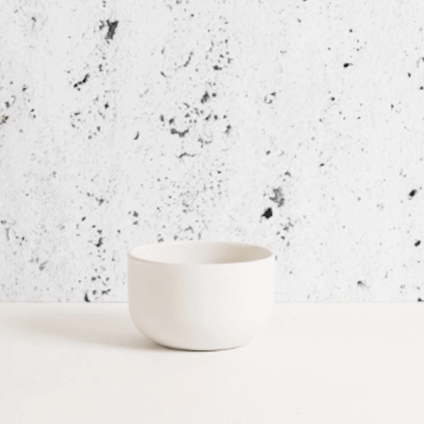 S/4 Tunisian Bowl - Matte White - dwellandremainGHARYAN Stoneware & More North America