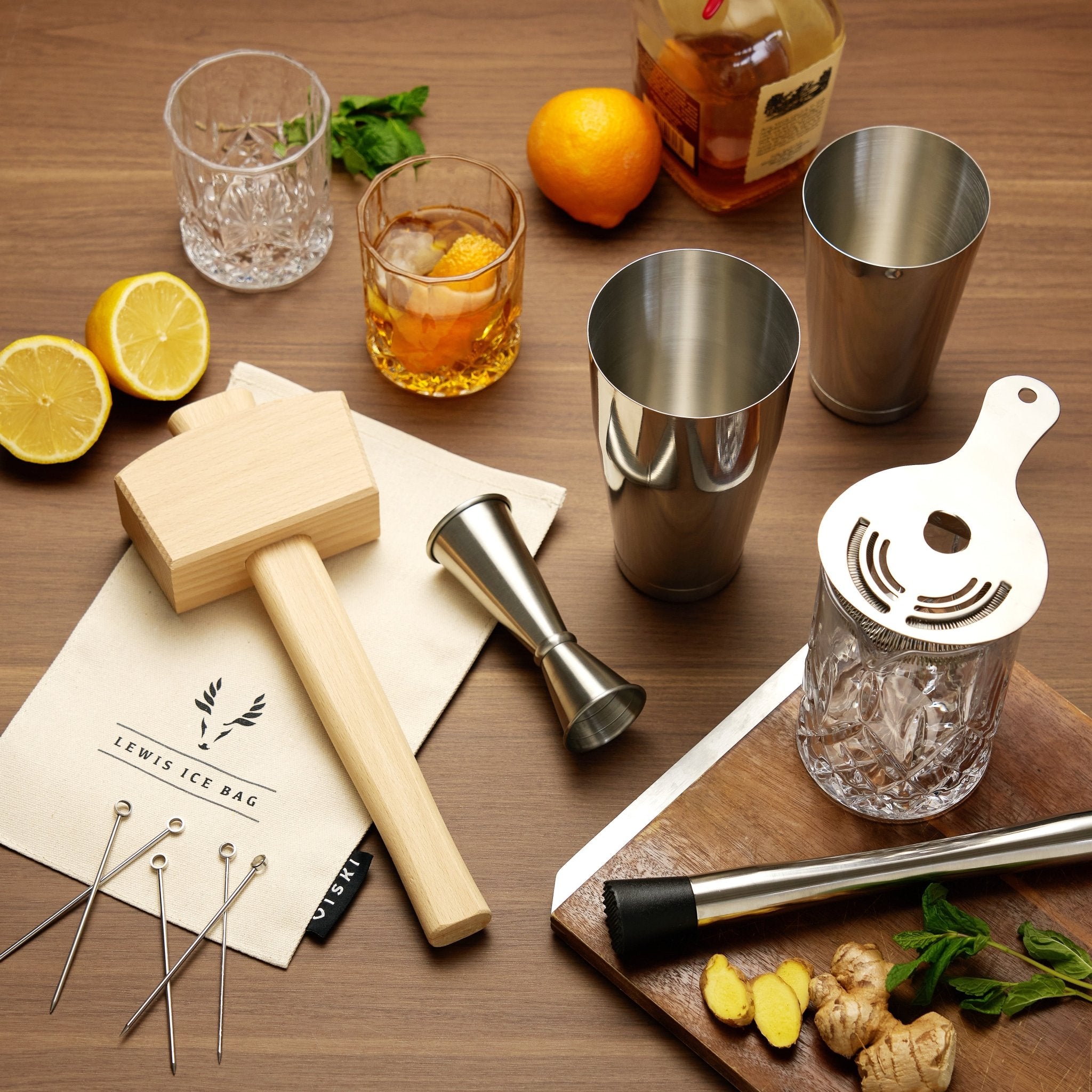 17 - Piece Stainless Steel Barware Set - Shop_nameViski