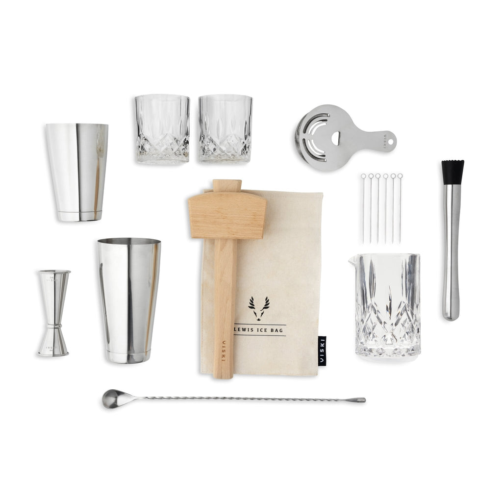 17 - Piece Stainless Steel Barware Set - Shop_nameViski
