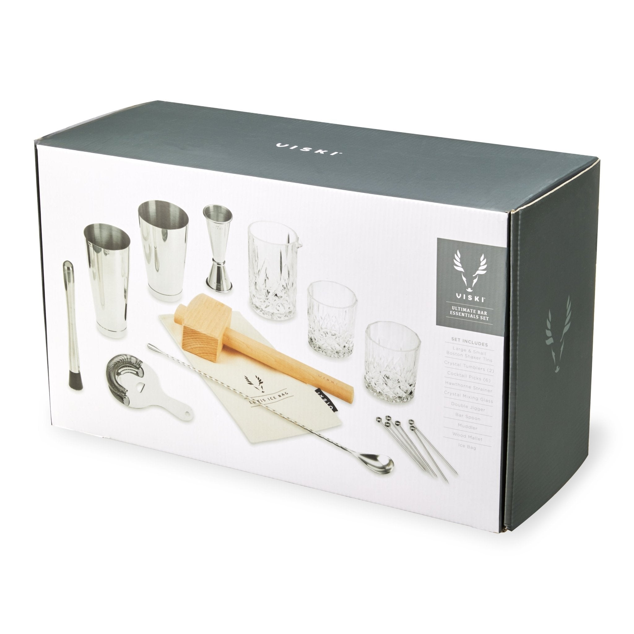 17 - Piece Stainless Steel Barware Set - Shop_nameViski