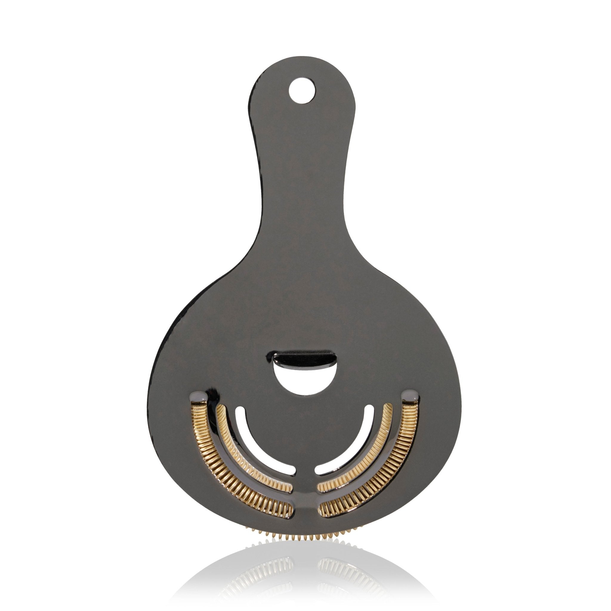 4 - Piece Stainless Steel Barware Set in Black & Gold - dwellandremainViski