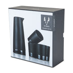 5 - Piece Stoneware Sake Set in Black - Shop_nameViski