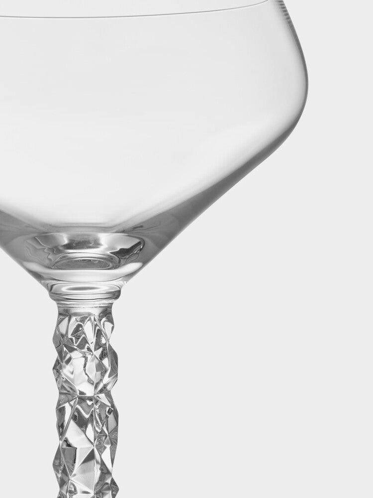Carat Coupe - Set of 2: Modern Cut Crystal Elegance by Lena Bergström - Shop_nameOrrefors