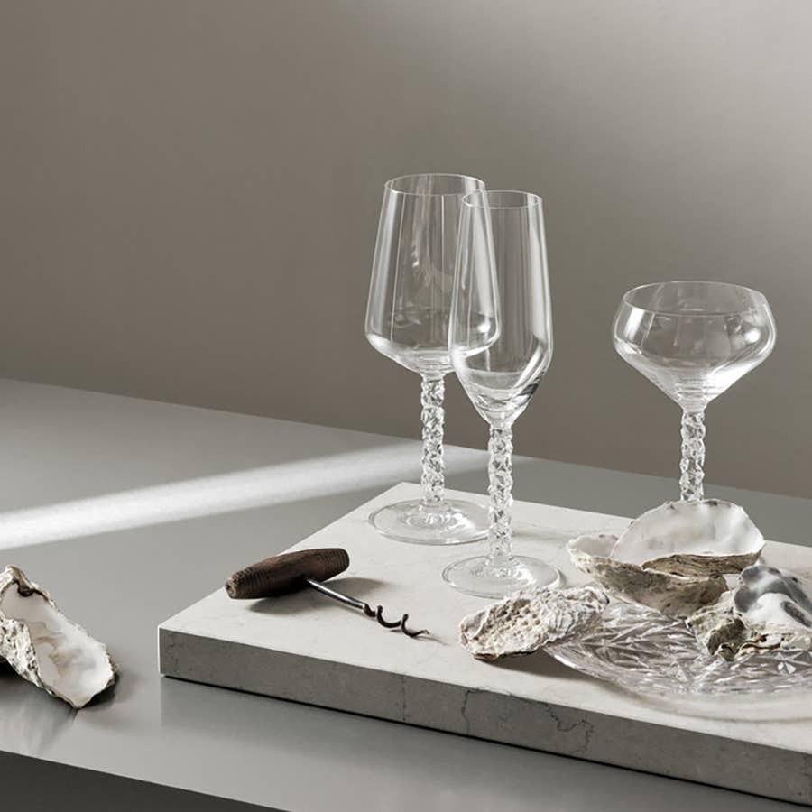 Carat Coupe - Set of 2: Modern Cut Crystal Elegance by Lena Bergström - Shop_nameOrrefors
