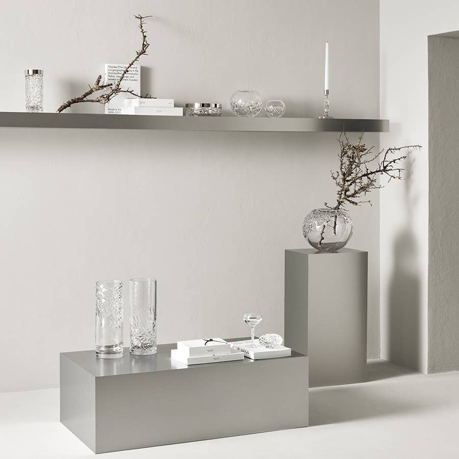 Carat Coupe - Set of 2: Modern Cut Crystal Elegance by Lena Bergström - Shop_nameOrrefors