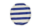Ceramic Blue stripe plate, 6.3x6.3 Inches (Set of 2 ) - Shop_nameCasa Amarosa | Home Goods