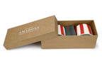 Ceramic Red Stripe Coffee cup - 3.5 x 2.5 Inches ( Set of 2 ) - Shop_nameCasa Amarosa | Home Goods