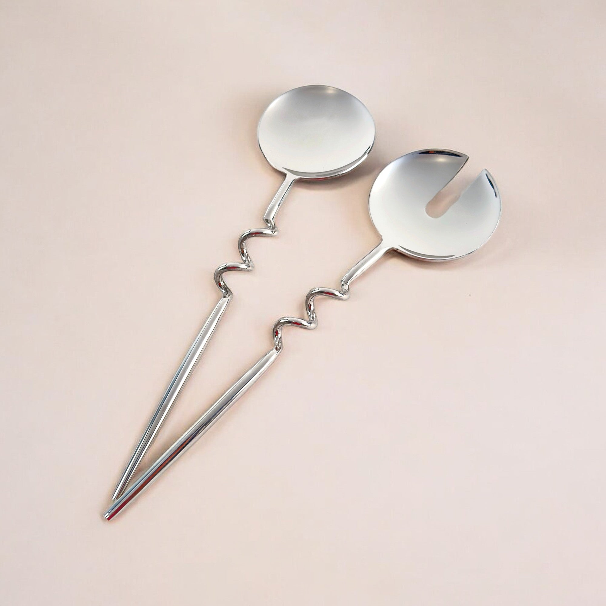Elisa Silver Servers (Set of 2) by MESO - Shop_nameMESO