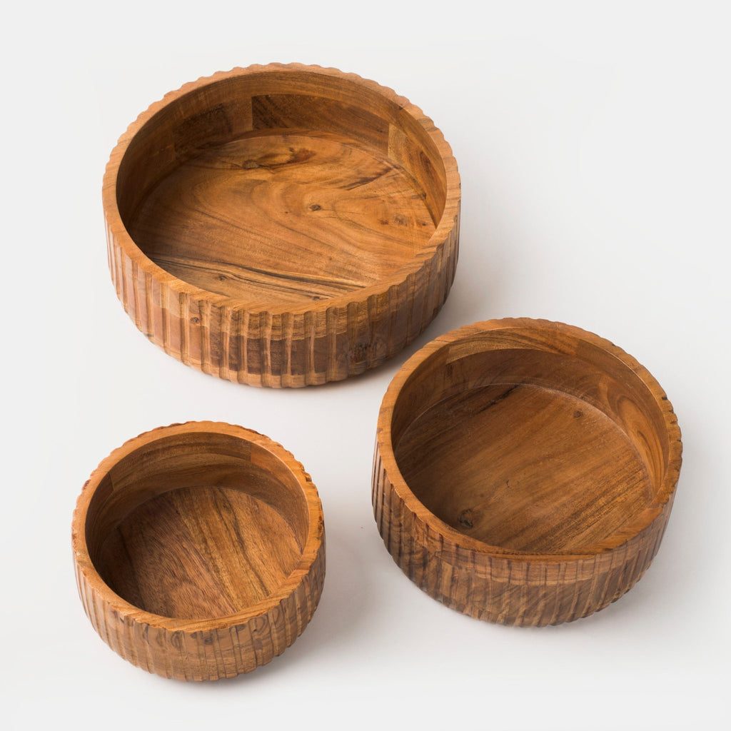 Etta Acacia Wood Bowls - Shop_namePowered by People