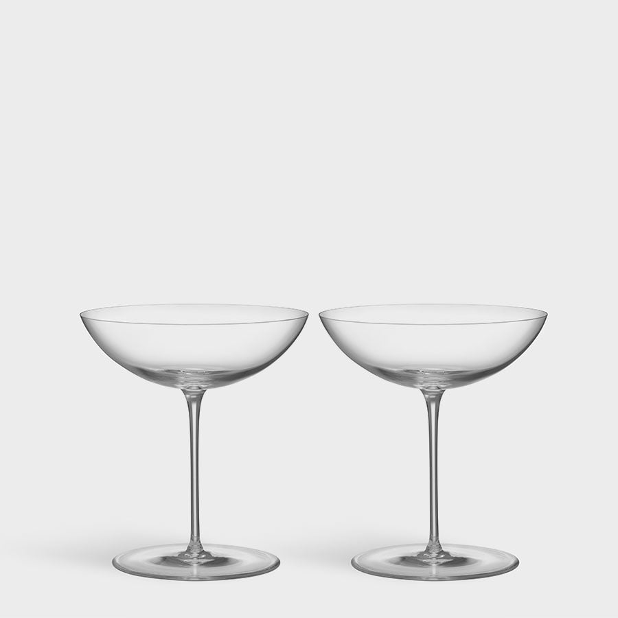Geometry Cocktail Set of 2: Sculptural Elegance by Claesson Koivisto Rune - dwellandremainOrrefors
