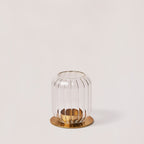 Kira Glass Lantern - set of 2 - dwellandremainFleck