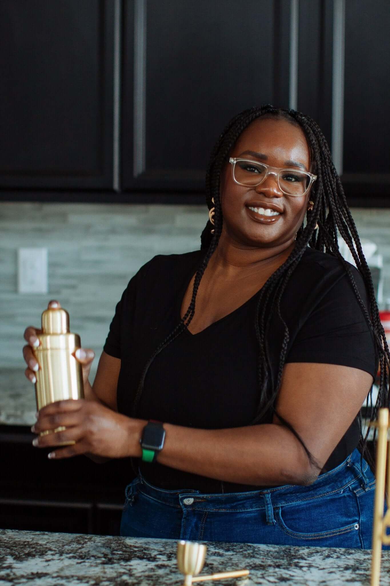 Luxe Gold Cocktail Shaker Set – Elevate Your Home Bar with be HOME - dwellandremainbe HOME