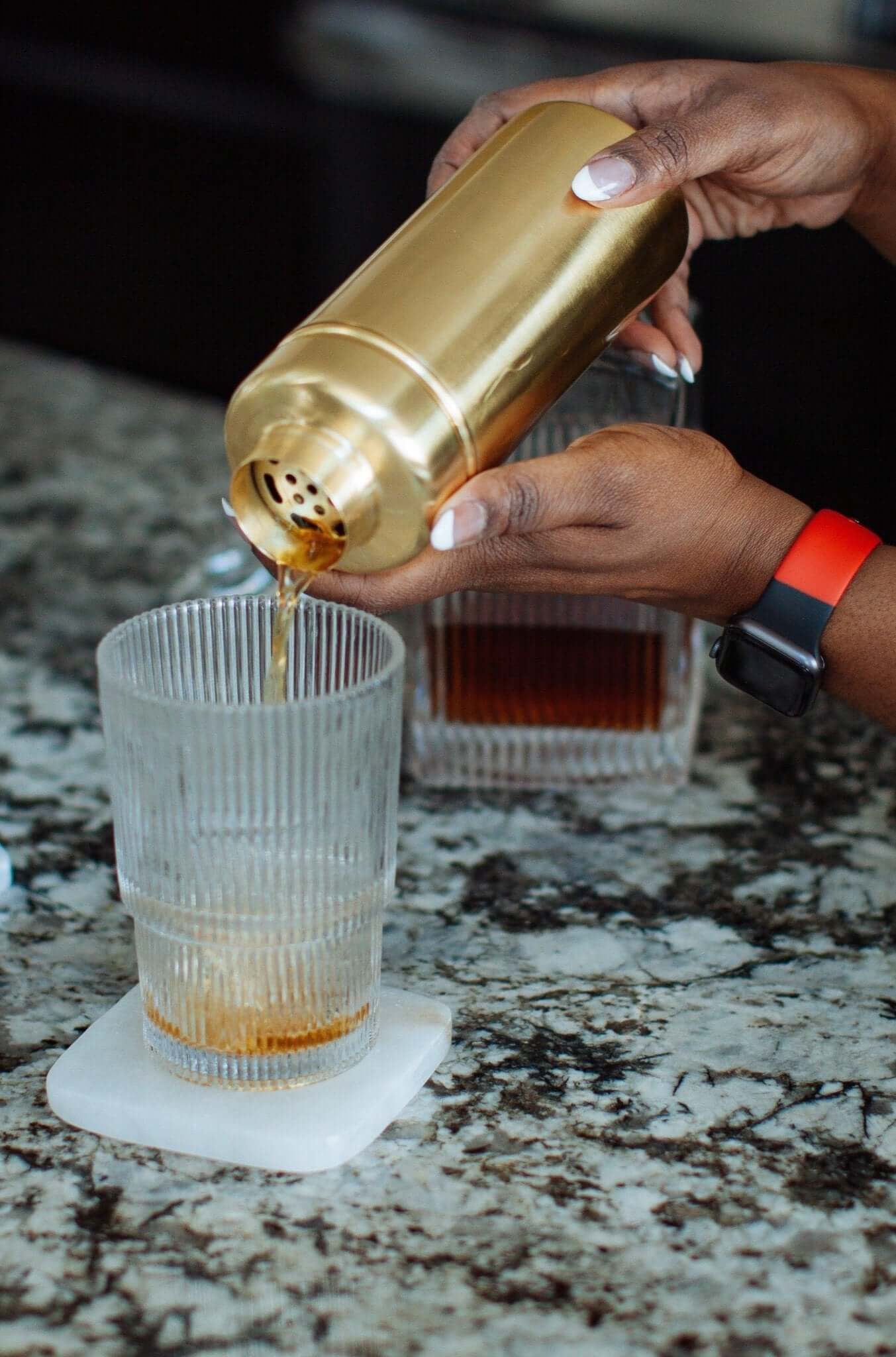 Luxe Gold Cocktail Shaker Set – Elevate Your Home Bar with be HOME - dwellandremainbe HOME