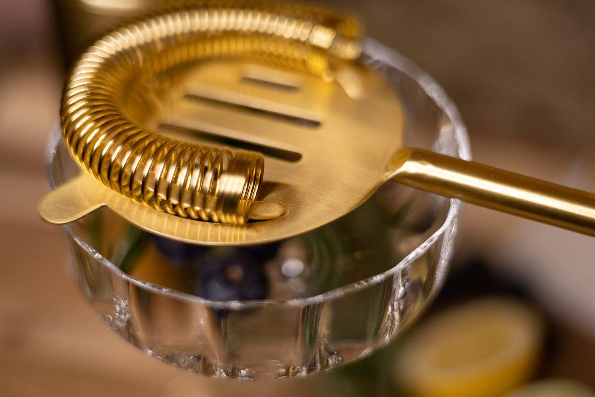 Luxe Gold & Marble Hanging Bar Tool Set by be HOME - dwellandremainbe HOME