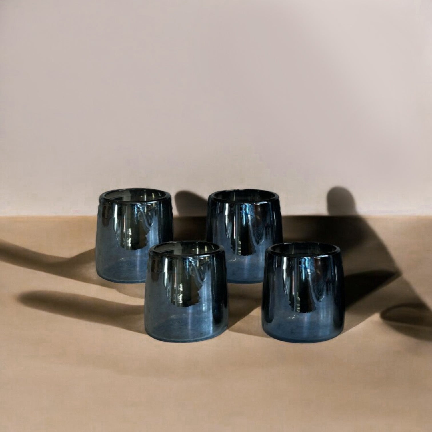 Mario Short Smoke Luster Glass (Set of 4) by MESO - Shop_nameMESO