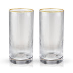 Meridian Crystal Highball Glasses Set of 2 - Shop_nameViski