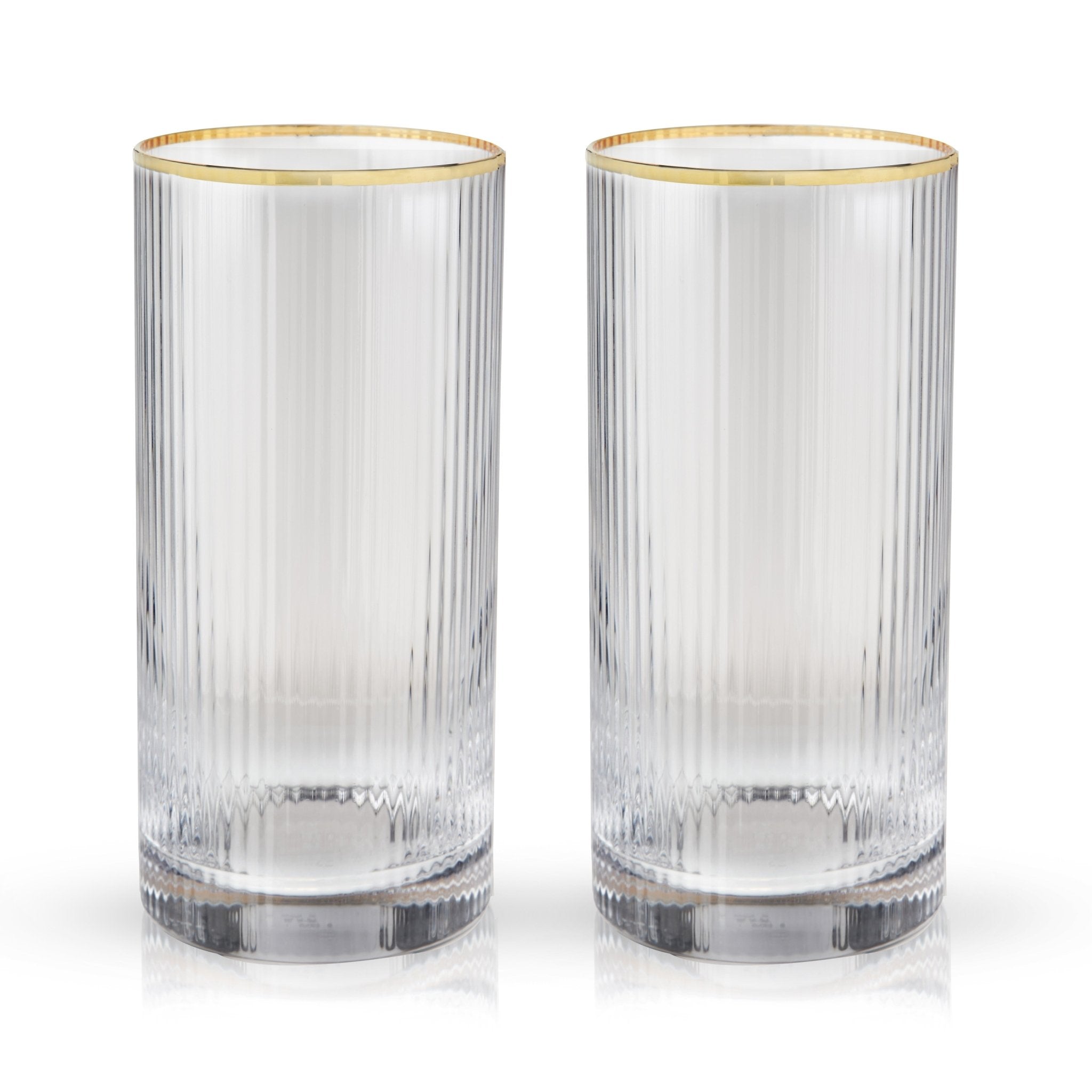 Meridian Crystal Highball Glasses Set of 2 - Shop_nameViski