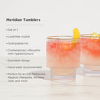 Meridian Crystal Tumblers Set of 2 - Shop_nameViski
