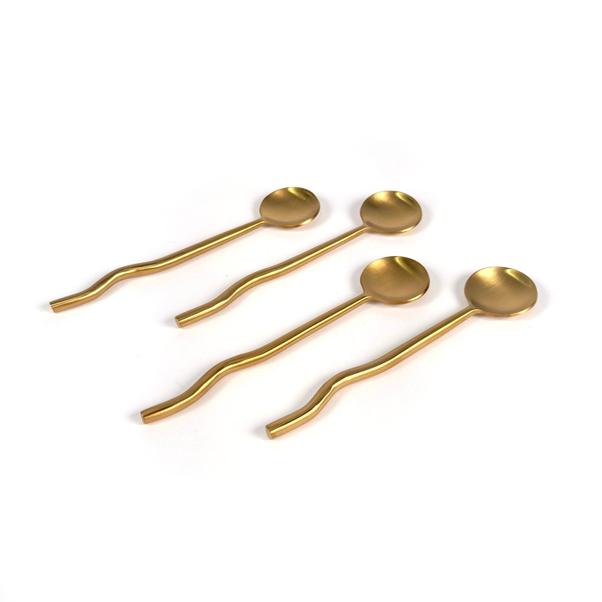 Nadia Spoon Brass (Set of 4) by MESO - Shop_nameMESO