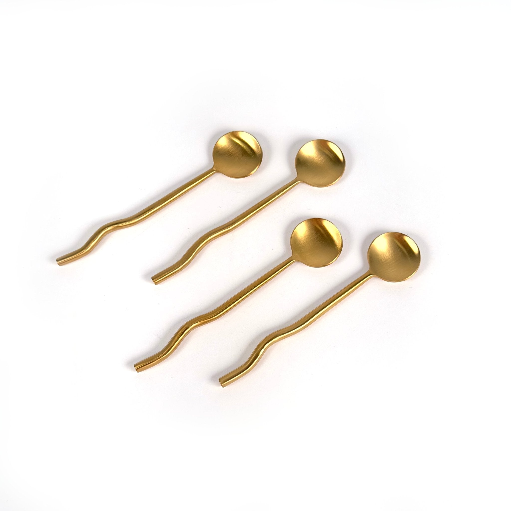 Nadia Spoon Brass (Set of 4) by MESO - Shop_nameMESO