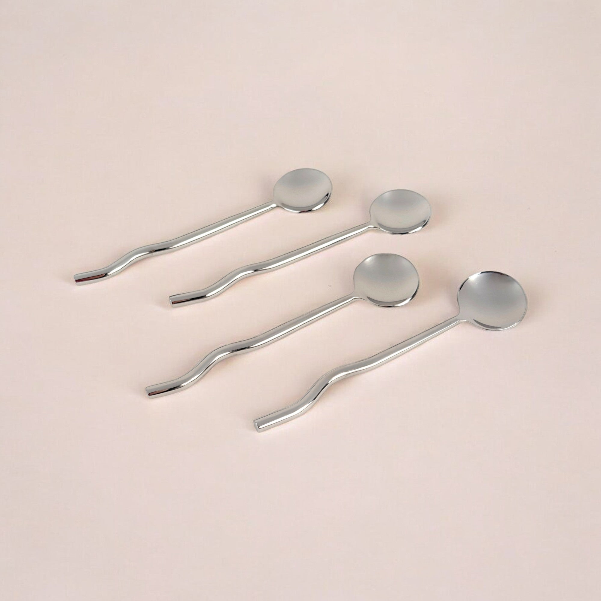 Nadia Spoon Steel (Set of 4) by MESO - Shop_nameMESO