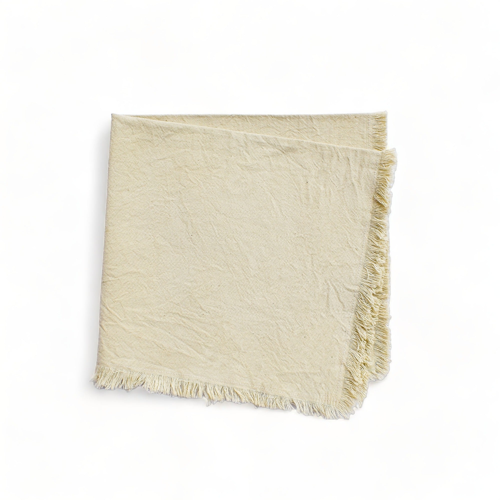 Natural Ivory Napkins (Set of 4) by CECILIADENADIE studio - dwellandremainMESO