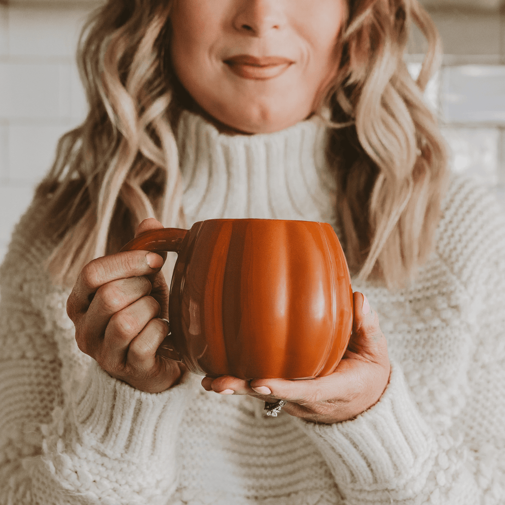 Orange Pumpkin 19oz. Figurine Coffee Mug - Shop_nameSweet Water Decor