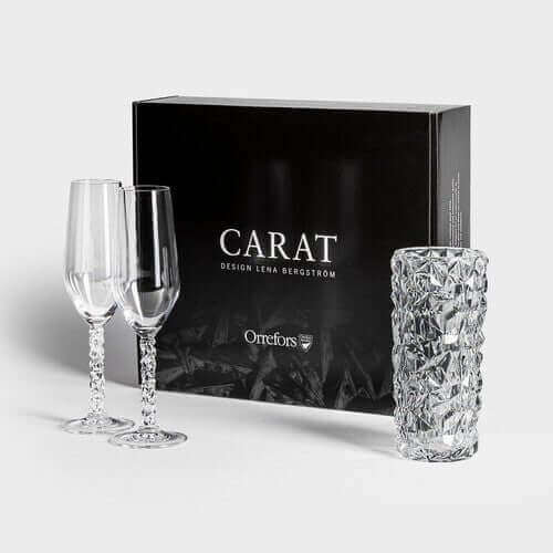 Orrefors Carat 3 - Piece Gift Set: Celebrate with Swedish Elegance - dwellandremainOrrefors