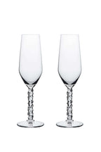 Orrefors Carat Champagne Flutes (8oz): Luminous Elegance by Lena Bergström - dwellandremainOrrefors