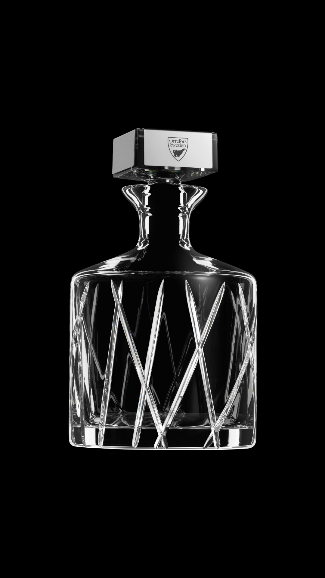 Orrefors City Decanter - dwellandremainOrrefors
