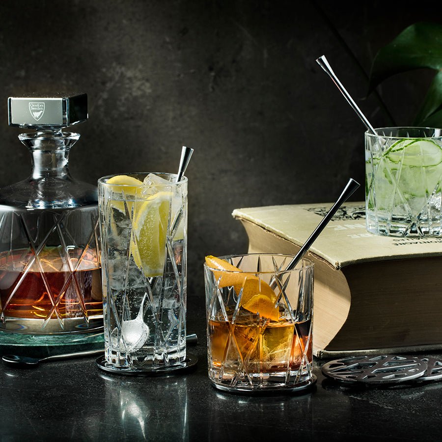 Orrefors City Decanter - dwellandremainOrrefors