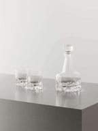 Orrefors Erik 3 - Piece Decanter Set: Modern Scandinavian Elegance for Whiskey Lovers - dwellandremainOrrefors