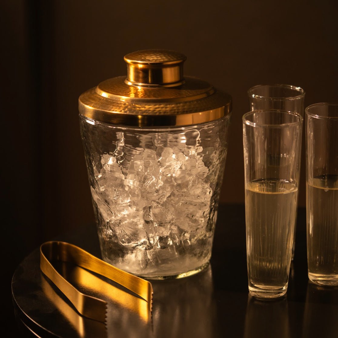 Pebbled Ice Bucket / Tongs Set - Shop_namePowered by People