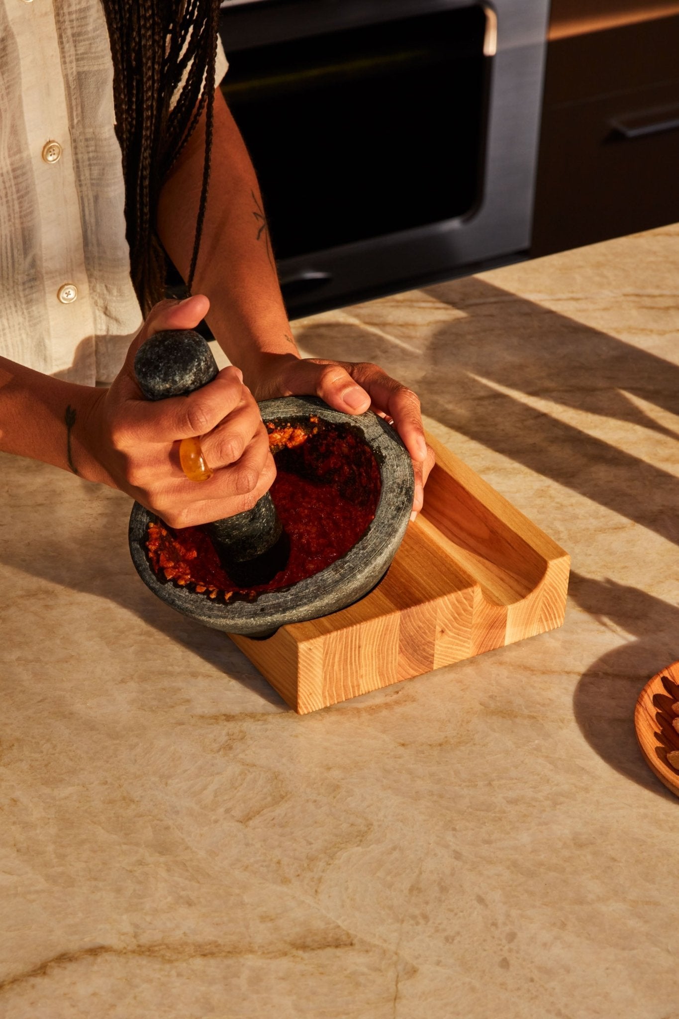 Perch Mortar and Pestle - dwellandremainHolcomb