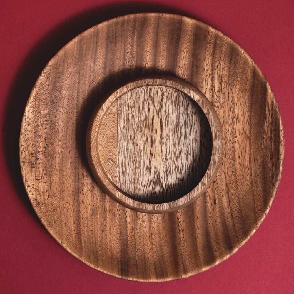 Round Tray - dwellandremainChechen Wood Design