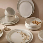 S/4 Tunisian Bowl - Matte White - dwellandremainGHARYAN Stoneware & More North America