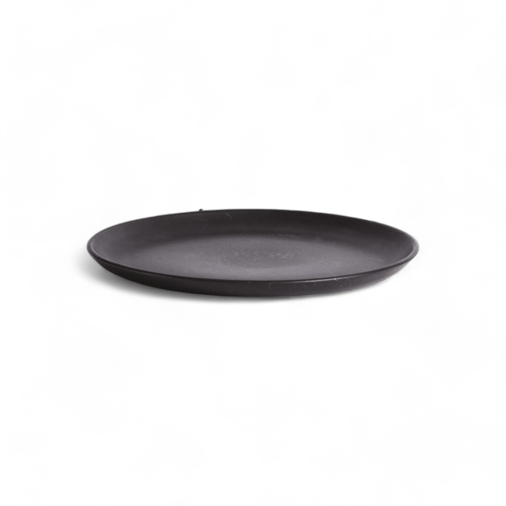 S/4 Tunisian Side Plate - Matte Black - dwellandremainGHARYAN Stoneware & More North America