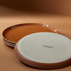 S/4 Tunisian Side Plate - Terracotta - dwellandremainGHARYAN Stoneware & More North America