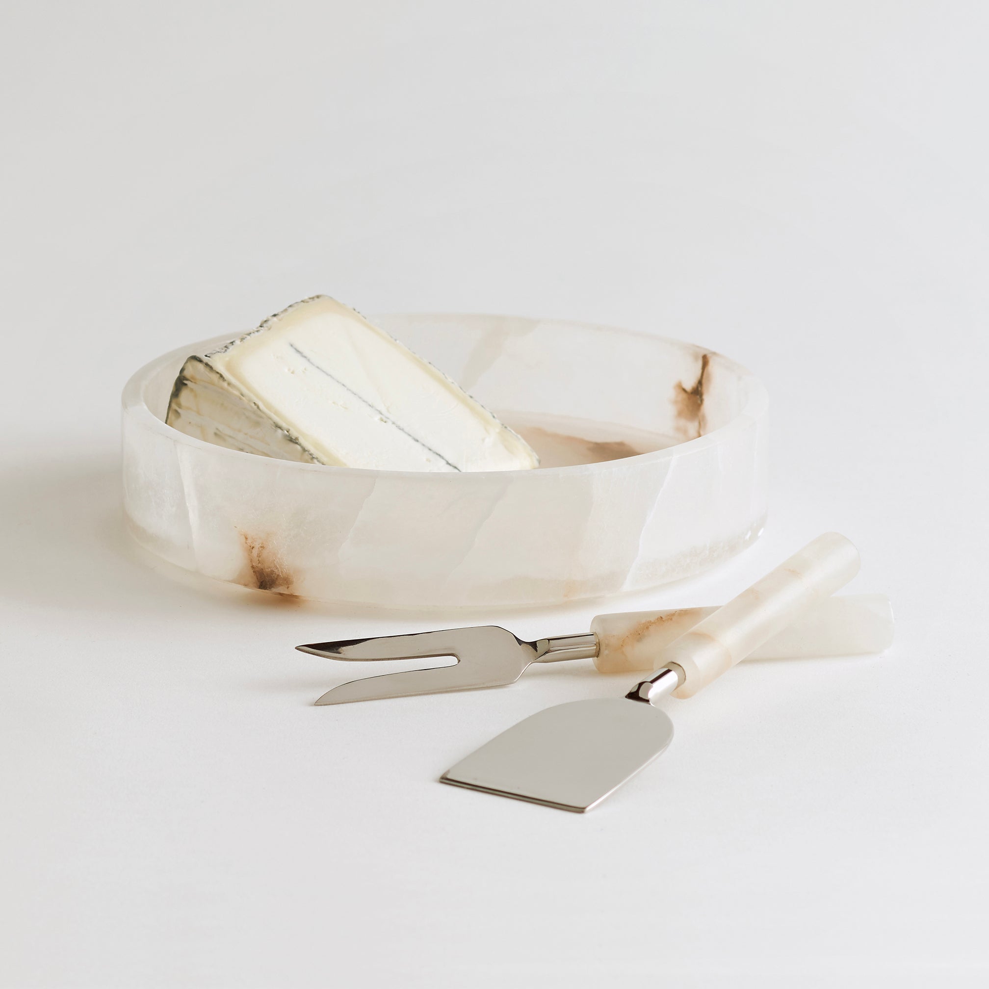 Santo Alabaster Cheese Tools - Set of 2 - Shop_namePowered by People