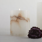 Santo Alabaster Short Votive - Shop_namePowered by People