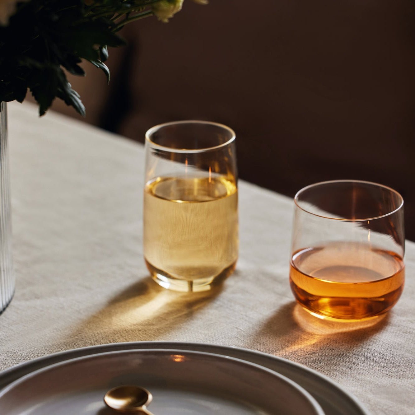 Short Cremini Tumbler - set of 4 - dwellandremainFleck
