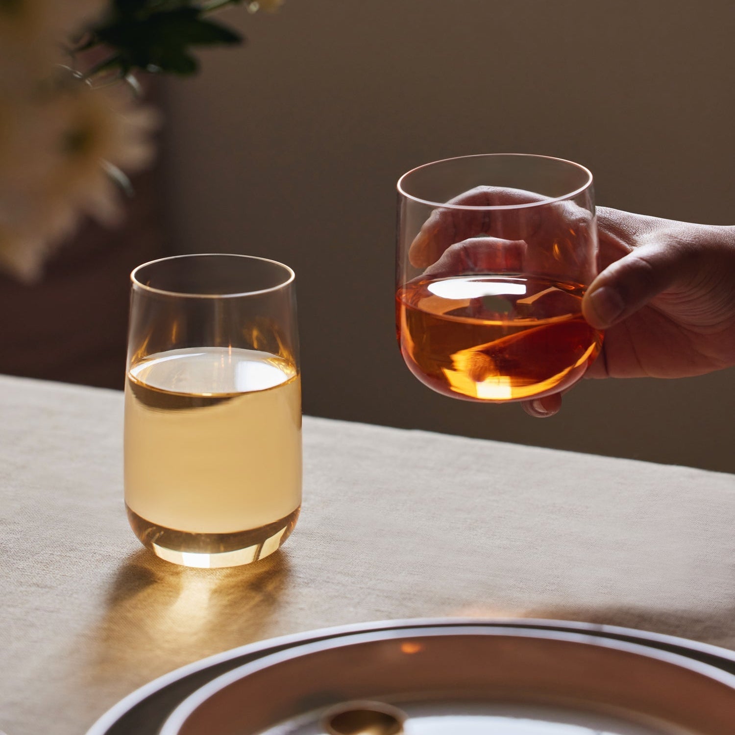 Short Cremini Tumbler - set of 4 - dwellandremainFleck