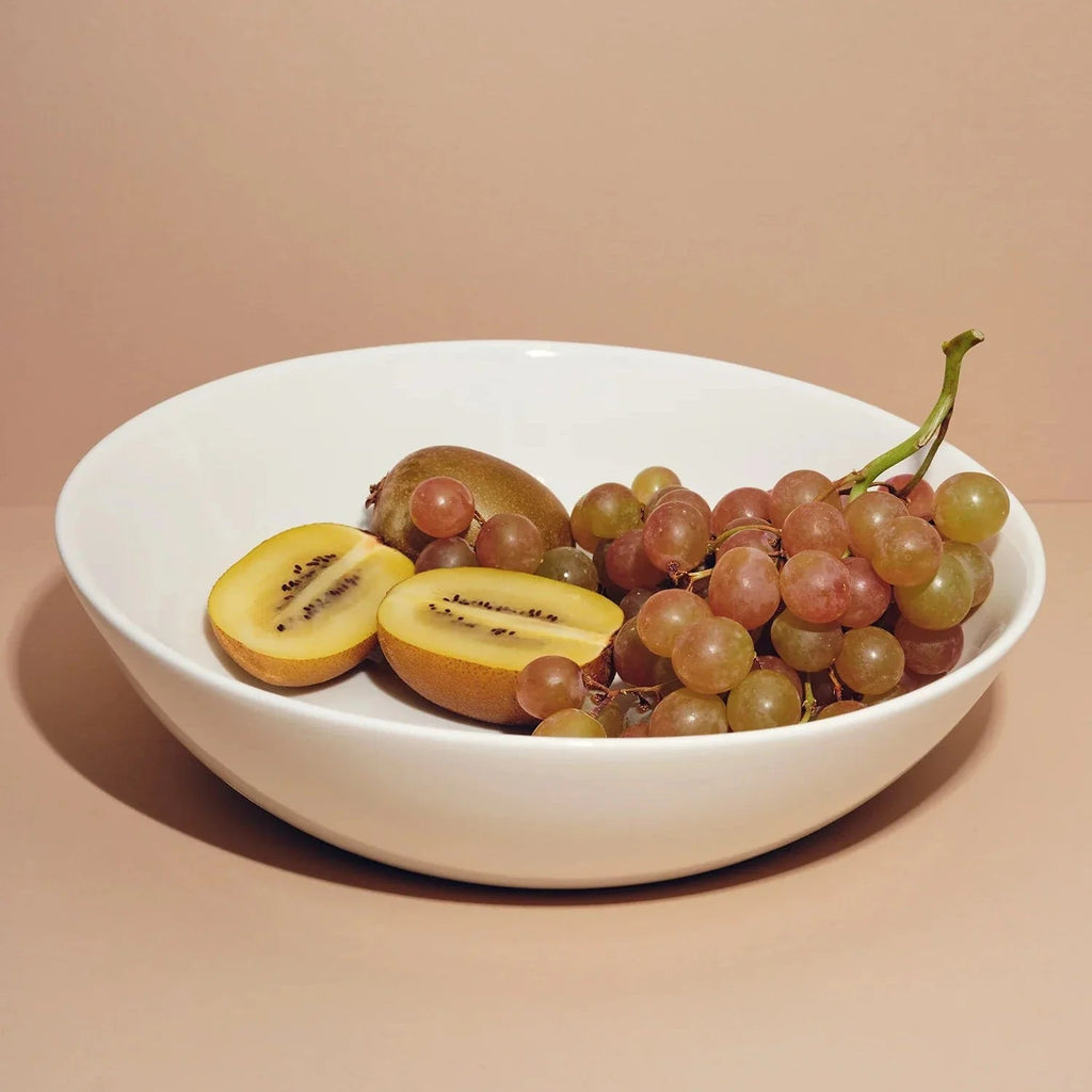 Slanted Serving Bowl - White - Shop_nameFors Studio