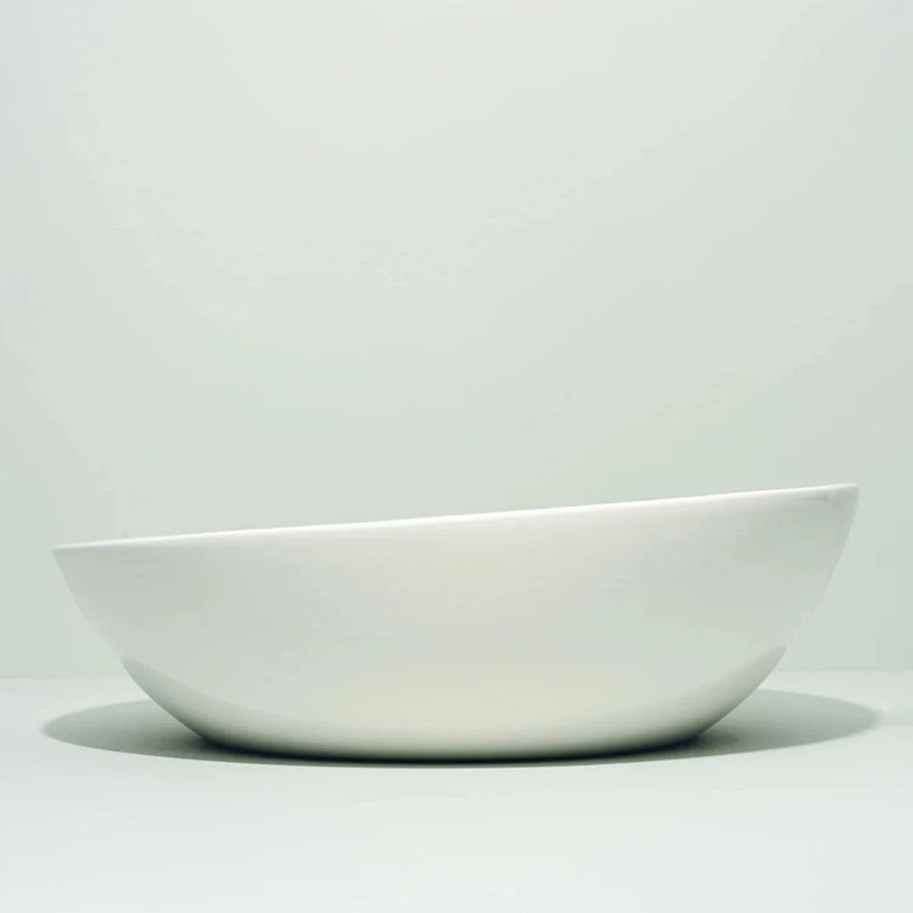 Slanted Serving Bowl - White - Shop_nameFors Studio
