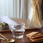Stackable Glass Tumbler - set of 4 - dwellandremainFleck