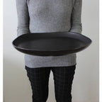 Stoneware Round Serving Platter - dwellandremainGHARYAN Stoneware & More North America
