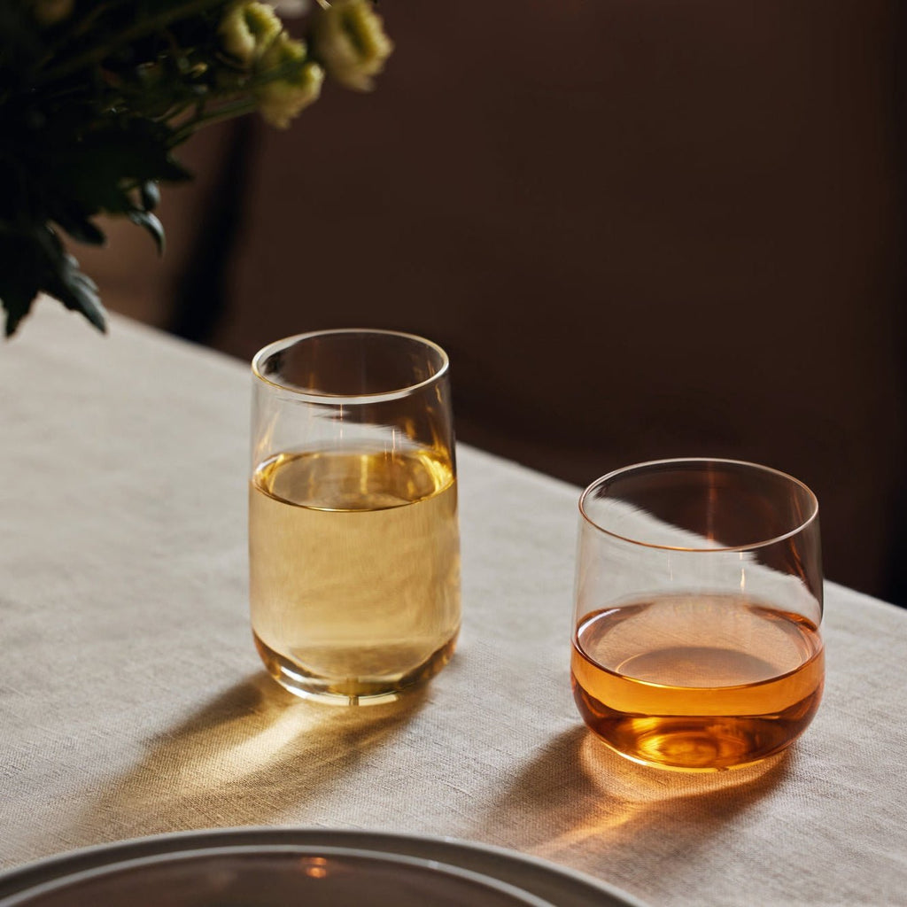 Tall Cremini Tumbler - set of 4 - dwellandremainFleck