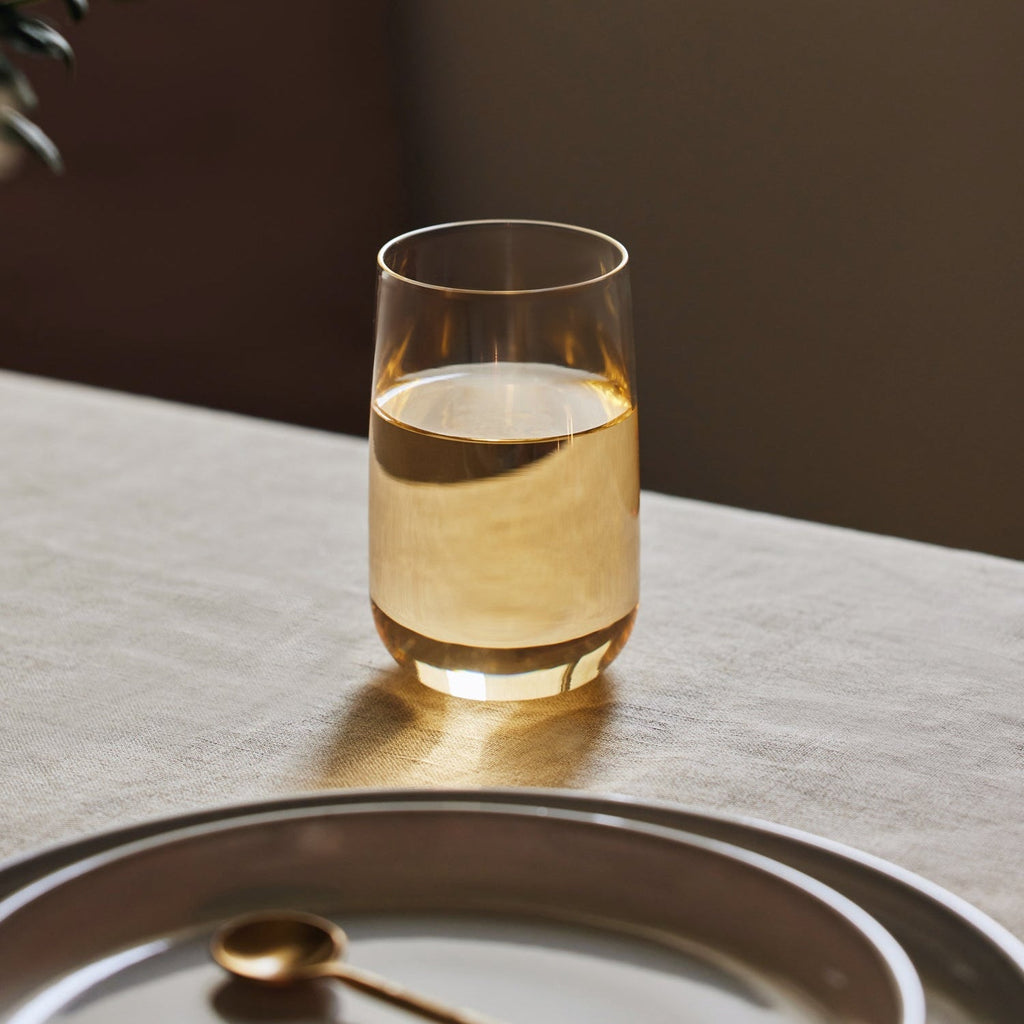 Tall Cremini Tumbler - set of 4 - dwellandremainFleck