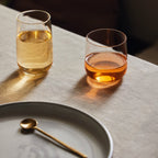 Tall Cremini Tumbler - set of 4 - dwellandremainFleck